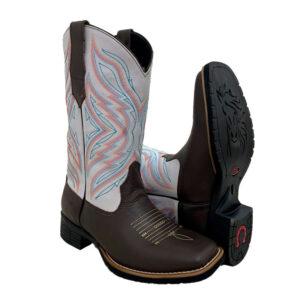 BOTA TEXANA FEMININA MUNDO COUNTRY CAFÉ – SOLADO PRETO